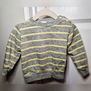 Vintage 80s Sears Cozy Striped Sweatshirt (3T)